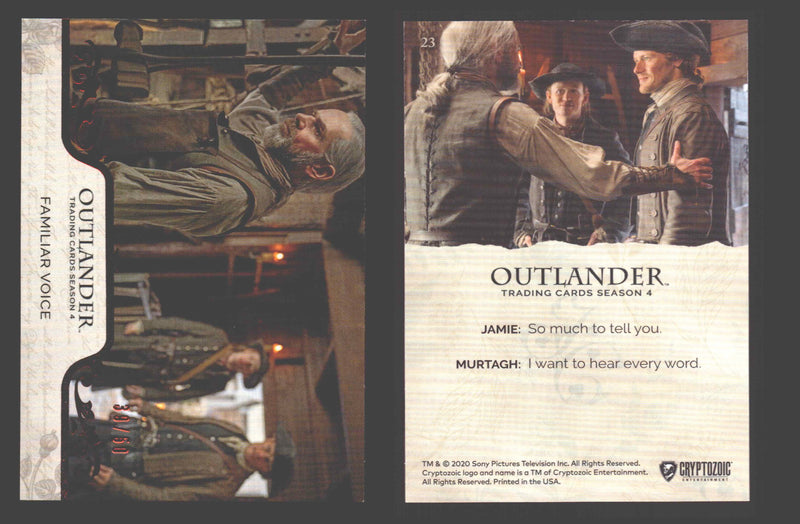 2020 Outlander Season 4 Red Foil Parallel Base Card You Pick Singles XX/50 23 Familiar Voice - TvMovieCards.com