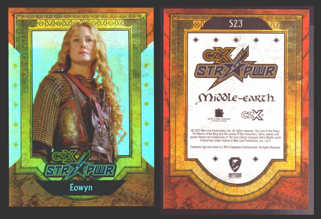 2022 Cryptozoic CZX Middle Earth STR PWR Red S01-S25 Single Cards S23 Eowyn - TvMovieCards.com