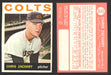 1964 Topps Baseball Trading Card You Pick Singles #1-#99 VG/EX #	23 Chris Zachary - Houston Colt .45's RC  - TvMovieCards.com