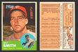 1963 Topps Baseball Trading Card You Pick Singles #200-#299 VG/EX #	241 Billy G. Smith - Philadelphia Phillies RC  - TvMovieCards.com