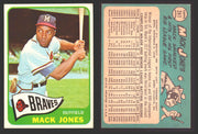 1965 Topps Baseball Trading Card You Pick Singles #200-#299 VG/EX #	241 Mack Jones - Milwaukee Braves  - TvMovieCards.com