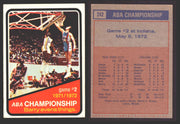 1971-72 Topps Basketball Trading Card You Pick Singles #1-#253 VG/EX #	242 ABA Championship Game 2 - Nets vs Pacers  - TvMovieCards.com