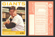 1964 Topps Baseball Trading Card You Pick Singles #200-#299 VG/EX #	242 Harvey Kuenn - San Francisco Giants  - TvMovieCards.com