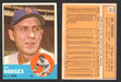 1963 Topps Baseball Trading Card You Pick Singles #200-#299 VG/EX #	245 Gil Hodges - New York Mets  - TvMovieCards.com