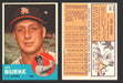 1963 Topps Baseball Trading Card You Pick Singles #200-#299 VG/EX #	249 Leo Burke - Los Angeles Angels RC  - TvMovieCards.com