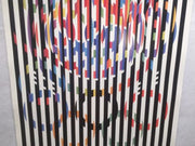 1988 Original Seoul Olympics Yaacov Agam "Message of Peace" Poster South Korea   - TvMovieCards.com