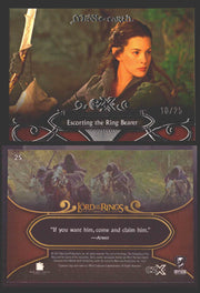 2022 Cryptozoic CZX Middle Earth Silver Parallel Base Card Singles 1-50 #/25 25 Escorting the Ring Bearer - TvMovieCards.com