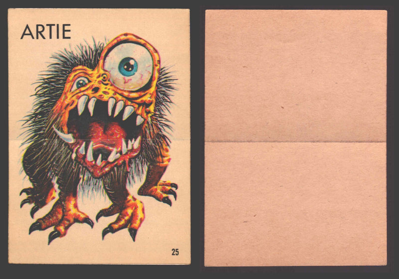 1965 Ugly Stickers Topps Trading Card You Pick Singles #1-44 with Variants
