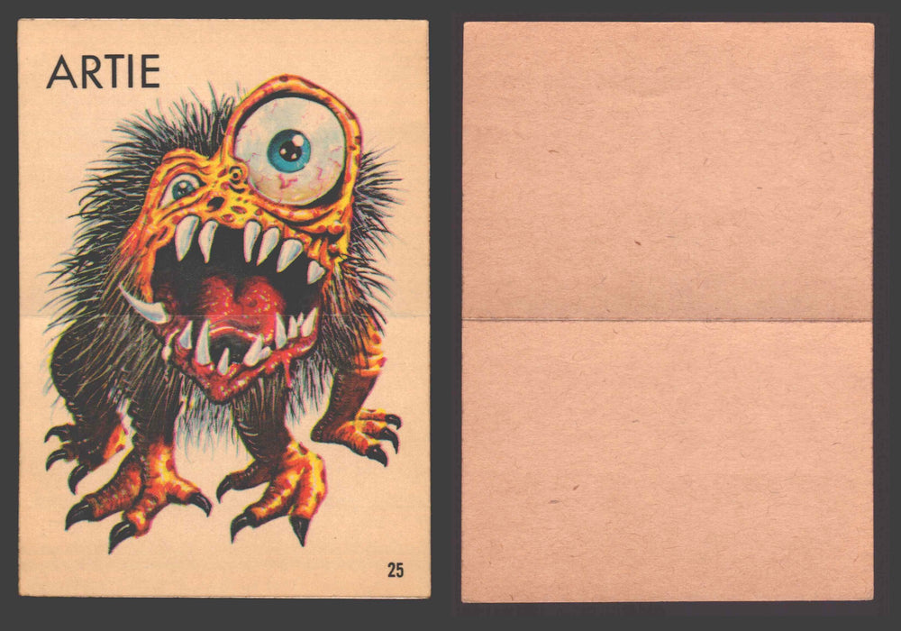 1965 Ugly Stickers Topps Trading Card You Pick Singles #1-44 with Variants