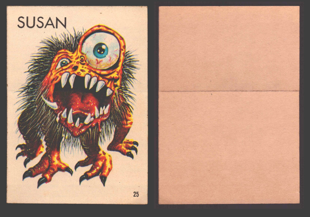 1965 Ugly Stickers Topps Trading Card You Pick Singles #1-44 with Variants