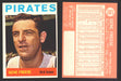 1964 Topps Baseball Trading Card You Pick Singles #200-#299 VG/EX #	266 Gene Freese - Pittsburgh Pirates  - TvMovieCards.com