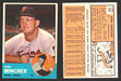 1963 Topps Baseball Trading Card You Pick Singles #200-#299 VG/EX #	269 Don Mincher - Minnesota Twins  - TvMovieCards.com