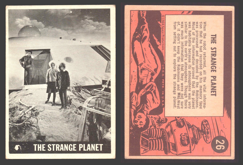 1966 Lost In Space Topps Vintage Trading Card #1-55 You Pick Singles # 26 The Strange Planet - TvMovieCards.com