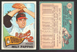 1965 Topps Baseball Trading Card You Pick Singles #200-#299 VG/EX #	270 Milt Pappas - Baltimore Orioles  - TvMovieCards.com
