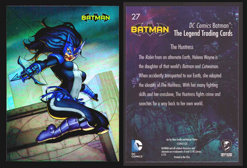 DC Comics Batman The Legend Parallel HoloFoil Base Trading Card Singles #1-63