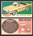 1961 Topps Sports Cars (White Back) Vintage Trading Cards #1-#66 You Pick Singles #27   Renault Caravelle  - TvMovieCards.com