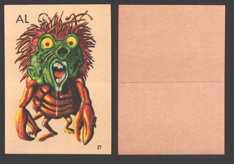 1965 Ugly Stickers Topps Trading Card You Pick Singles #1-44 with Variants