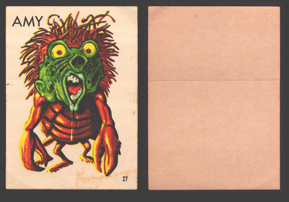 1965 Ugly Stickers Topps Trading Card You Pick Singles #1-44 with Variants