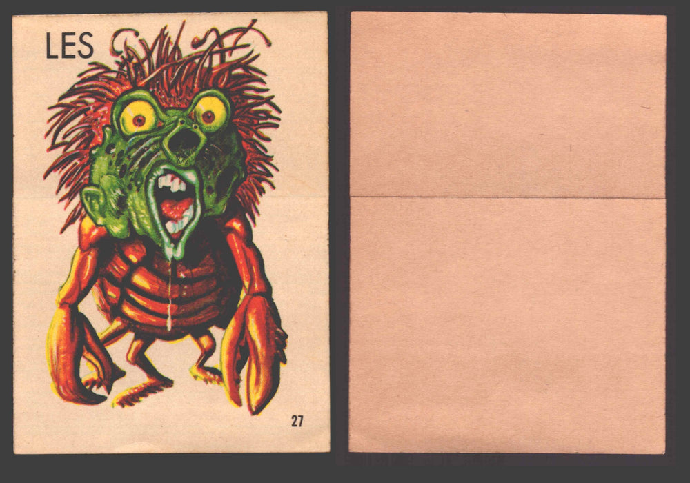 1965 Ugly Stickers Topps Trading Card You Pick Singles #1-44 with Variants