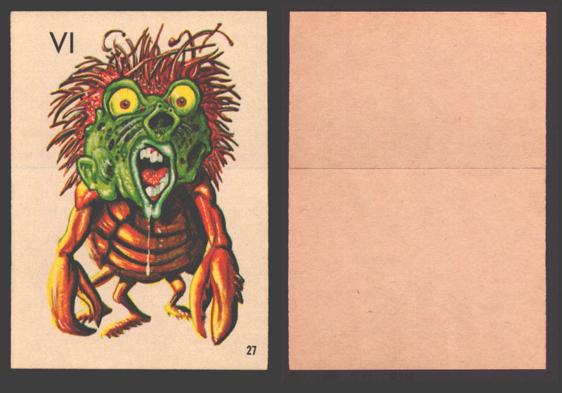 1965 Ugly Stickers Topps Trading Card You Pick Singles #1-44 with Variants