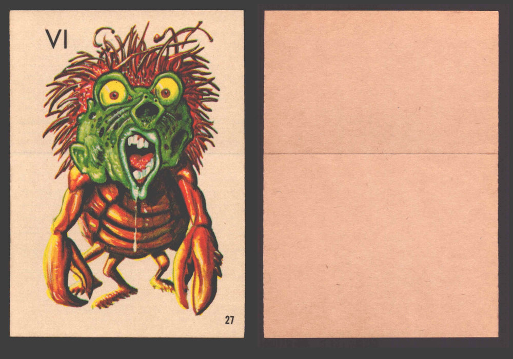 1965 Ugly Stickers Topps Trading Card You Pick Singles #1-44 with Variants