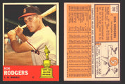 1963 Topps Baseball Trading Card You Pick Singles #200-#299 VG/EX #	280 Bob Rodgers - Los Angeles Angels  - TvMovieCards.com