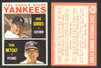1964 Topps Baseball Trading Card You Pick Singles #200-#299 VG/EX #	281 Yankees Rookies - Jake Gibbs / Tom Metcalf RC  - TvMovieCards.com