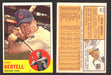 1963 Topps Baseball Trading Card You Pick Singles #200-#299 VG/EX #	287 Dick Bertell - Chicago Cubs  - TvMovieCards.com