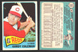 1965 Topps Baseball Trading Card You Pick Singles #200-#299 VG/EX #	289 Gordy Coleman - Cincinnati Reds  - TvMovieCards.com