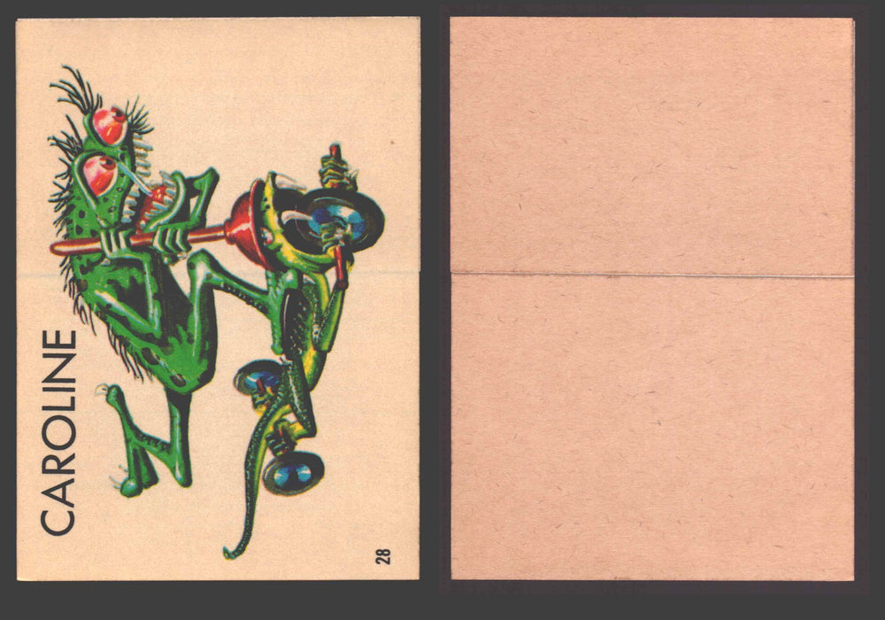 1965 Ugly Stickers Topps Trading Card You Pick Singles #1-44 with Variants