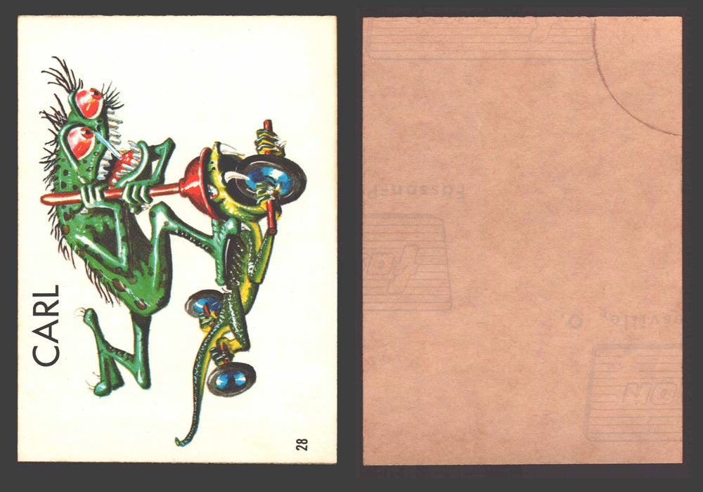 1968 Ugly Name Stickers OPC/Fasson Trading Card You Pick Singles #1-44 Variants