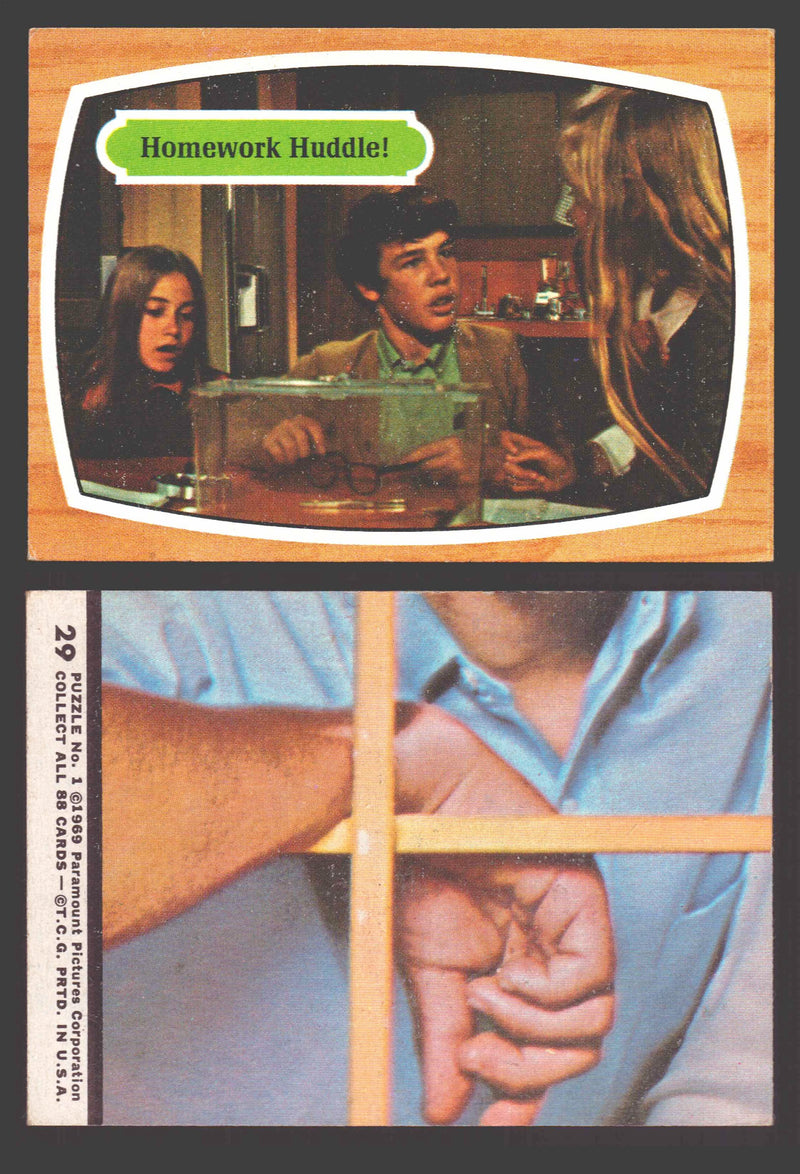 1971 The Brady Bunch Topps Vintage Trading Card You Pick Singles #1-#88