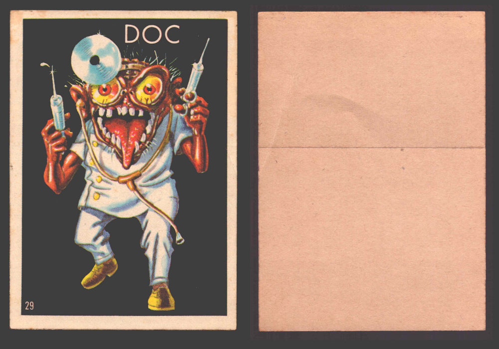 1965 Ugly Stickers Topps Trading Card You Pick Singles #1-44 with Variants