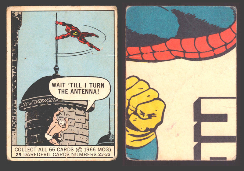1966 Marvel Super Heroes Donruss Vintage Trading Cards You Pick Singles #1-66 #29 - TvMovieCards.com