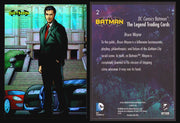 DC Comics Batman The Legend Parallel HoloFoil Base Trading Card Singles #1-63 2 Bruce Wayne - TvMovieCards.com