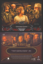 2022 Cryptozoic CZX Middle Earth Silver Parallel Base Card Singles 1-50 #/25 02 Uninvited Guests - TvMovieCards.com