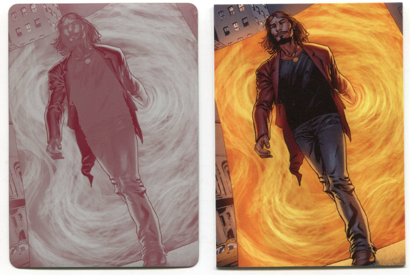 2012 DC Comics The New 52 Base Card Printing Plate #2 Adam One 1/1 Magenta   - TvMovieCards.com