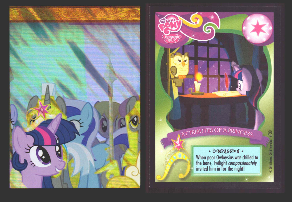 My Little Pony Card Series 2 Princess Twilight Foil Puzzle Singles #F29-F34 F30  - TvMovieCards.com