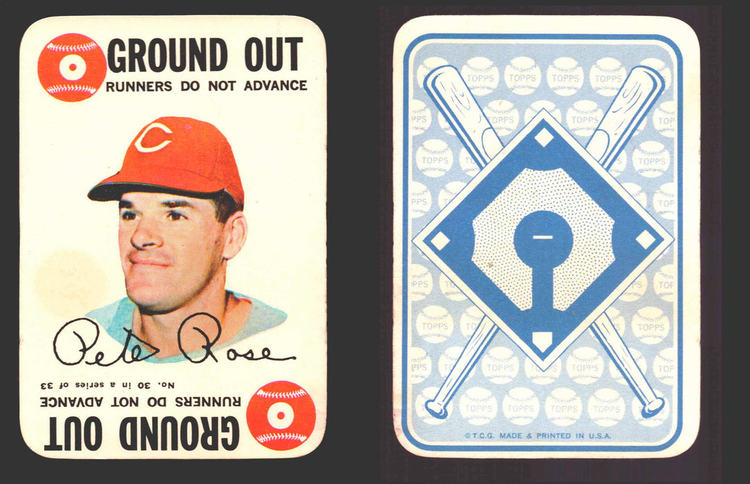 1968 Topps Baseball Game Card You Pick Single Cards #2-33 Mickey Mantle #	30 Pete Rose - Cincinnati Reds  - TvMovieCards.com