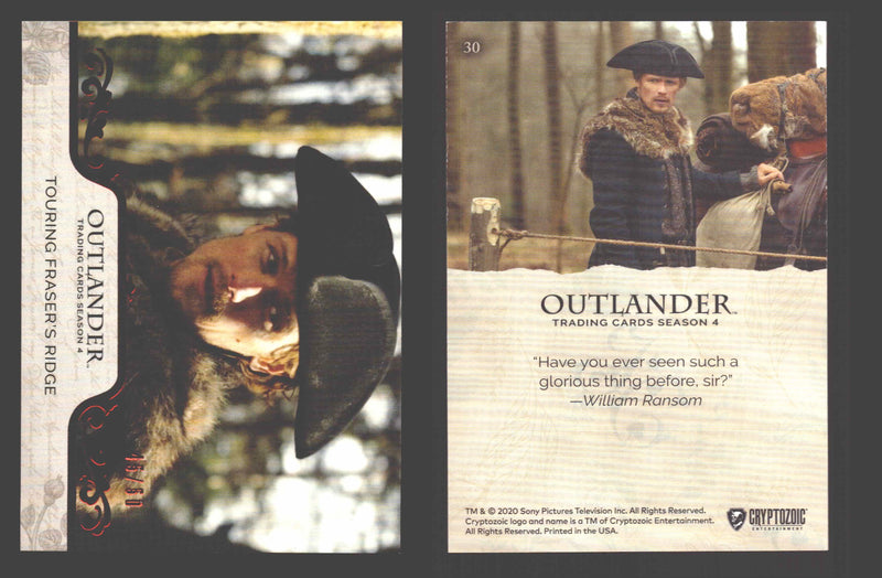 2020 Outlander Season 4 Red Foil Parallel Base Card You Pick Singles XX/50 30 Touring Fraser’s Ridge - TvMovieCards.com