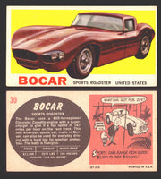 1961 Topps Sports Cars (White Back) Vintage Trading Cards #1-#66 You Pick Single #30 Bocar - TvMovieCards.com