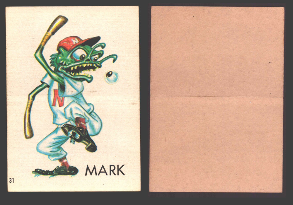 1965 Ugly Stickers Topps Trading Card You Pick Singles #1-44 with Variants