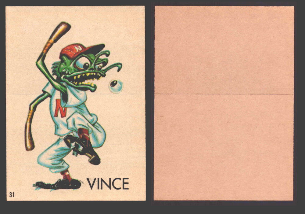 1965 Ugly Stickers Topps Trading Card You Pick Singles #1-44 with Variants