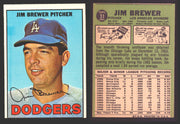 1967 Topps Baseball Trading Card You Pick Singles #1-#99 VG/EX #	31 Jim Brewer - Los Angeles Dodgers  - TvMovieCards.com