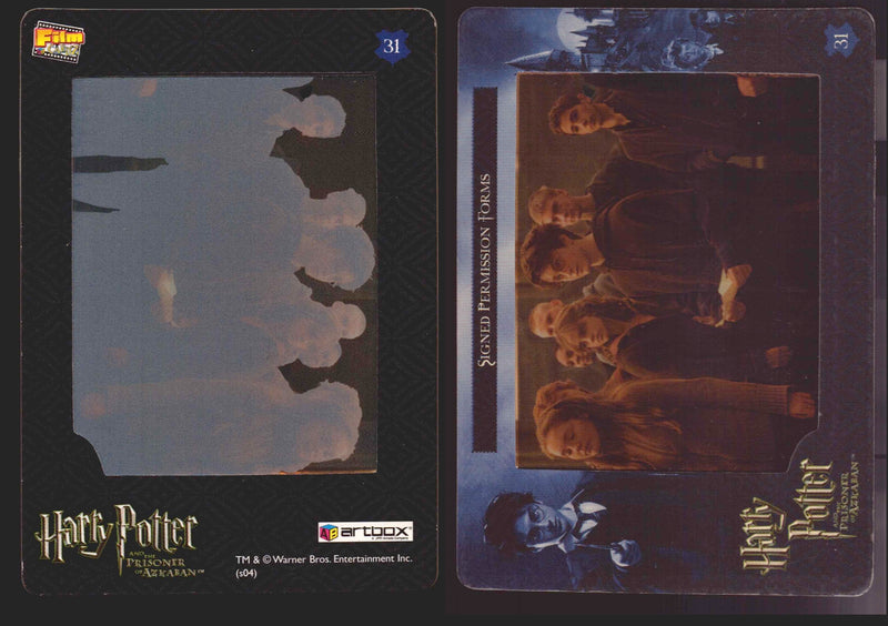 Harry Potter Prisoner of Azkaban Filmcardz 1-72 You Pick Single Cards Artbox 200