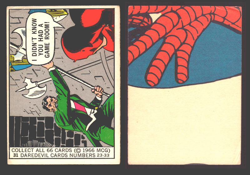 1966 Marvel Super Heroes Donruss Vintage Trading Cards You Pick Singles #1-66 #31 - TvMovieCards.com