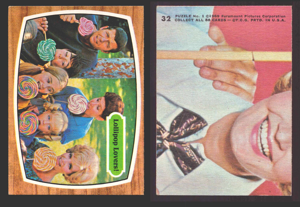 1971 The Brady Bunch Topps Vintage Trading Card You Pick Singles #1-#88 #	32 Lollipop Lovers  - TvMovieCards.com