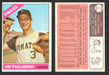 1966 Topps Baseball Trading Card You Pick Singles #1-#99 VG/EX #	33 Jim Pagliaroni - Pittsburgh Pirates  - TvMovieCards.com