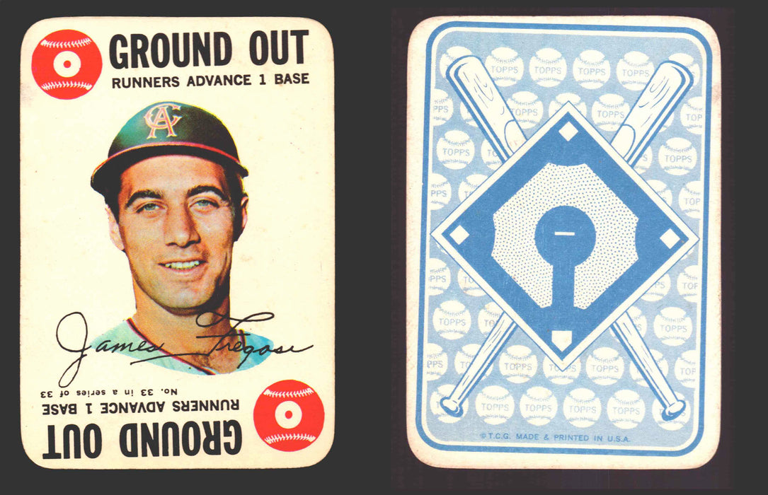 1968 Topps Baseball Game Card You Pick Single Cards #2-33 Mickey Mantle #	33 Jim Fregosi - California Angels  - TvMovieCards.com