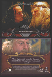 2022 Cryptozoic CZX Middle Earth Silver Parallel Base Card Singles 1-50 #/25 33 Breaking the Spell - TvMovieCards.com